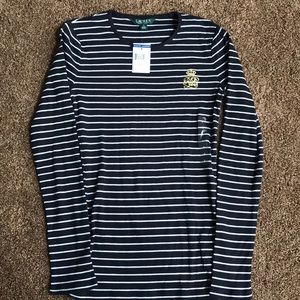 Black/White Stripped Ralph Lauren